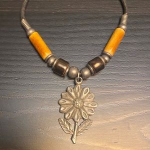 Sunflower🌻Glass Beaded Necklace